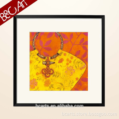 Chinese traditional dress decoration oil painting
